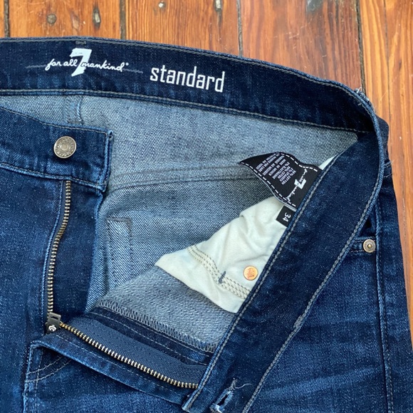 7 for All Mankind Mens Standard stretch Jeans sz34 - Picture 6 of 8